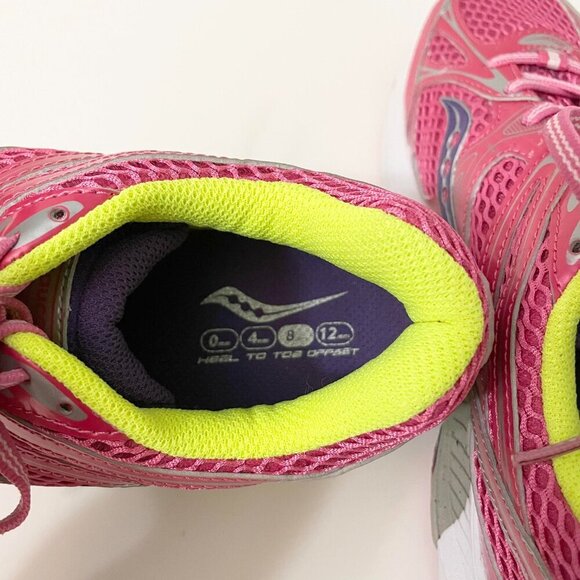 Saucony Progrid Guide 6 Running Shoes Youth Girls Size 7 - Picture 9 of 16